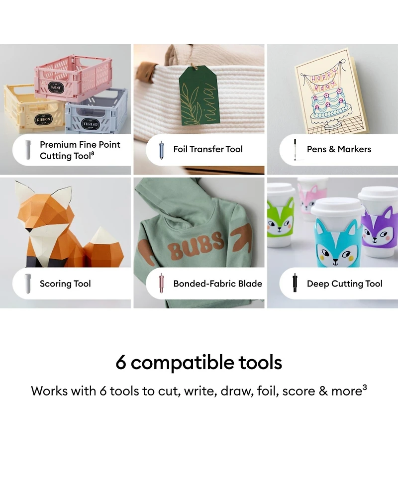 Cricut Explore 5 Crafting Machine Bundle with Smart Vinyl, Smart Iron-On, Accessories and Digital Design eBook