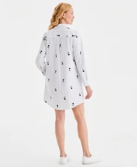 Style & Co Women's Printed Roll-Sleeve Shirtdress, Macy's Exclusive