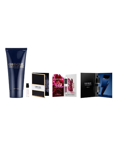 Free 4-Pc. Gift with any $156 Carolina Herrera Good Girl women's fragrance and/or body collection purchase.