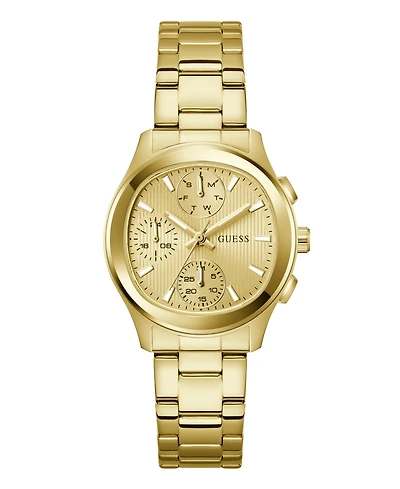 Guess Women's Quartz Gold-Tone Stainless Steel Watch, 36mm