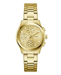 Guess Women's Quartz Gold-Tone Stainless Steel Watch, 36mm