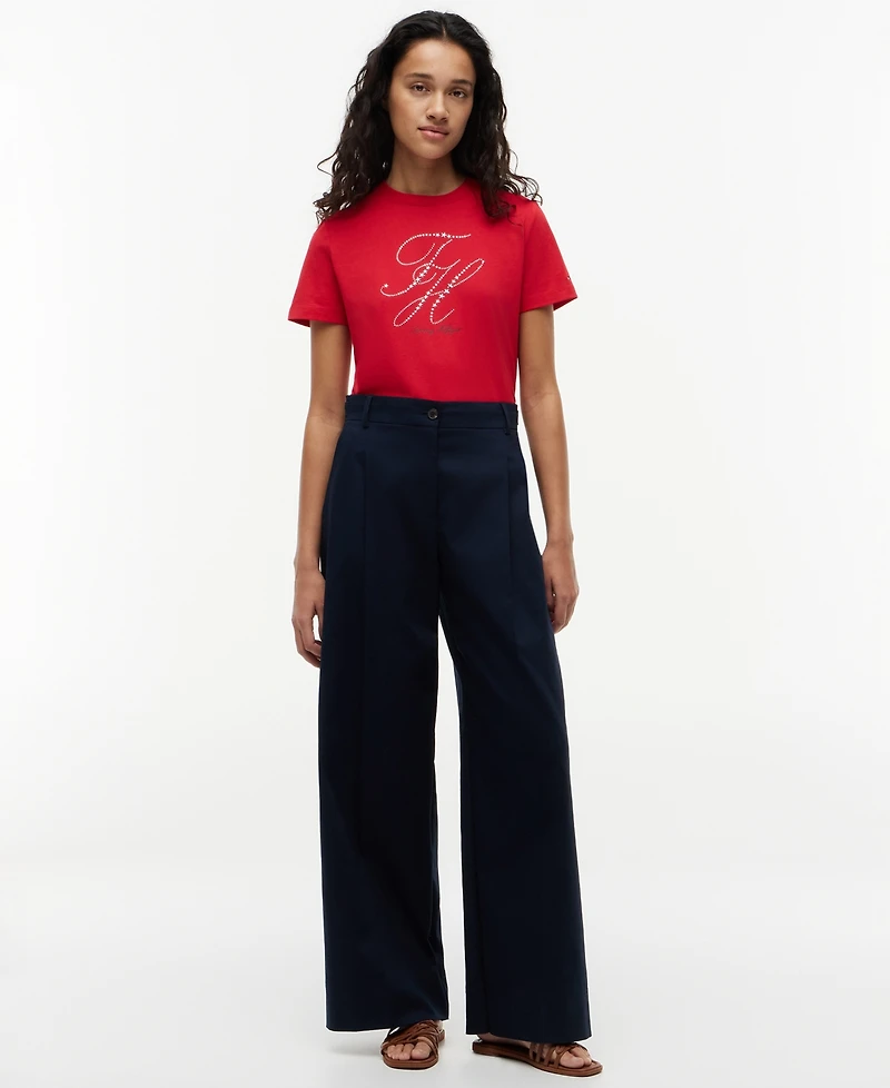 Tommy Hilfiger Women's Short-Sleeve Crewneck T-Shirt