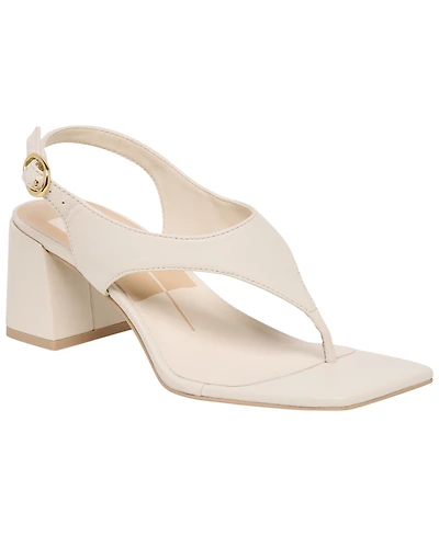Dolce Vita Women's Yves Square Toe Thong Dress Sandals