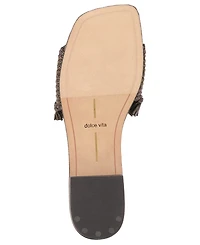 Dolce Vita Women's Lenya Banded Slip-On Flat Sandals
