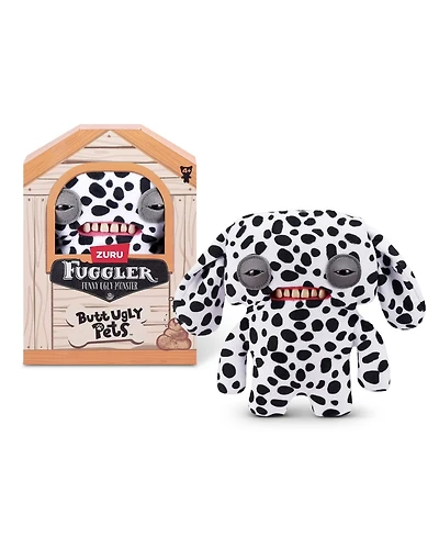 Fuggler Butt Ugly Pets Annoyed Alien Dalmatian White Funny Ugly Monster Plush Toy 9 Inch