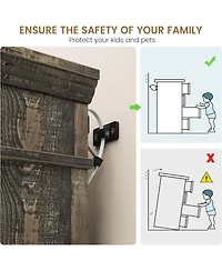 gaomon Dresser for Bedroom 48 in Wide 9 Drawer Chest Wooden Clothes Organizer for Closet Retro Handles