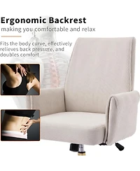 Rainsken Striped Velvet Office Chair