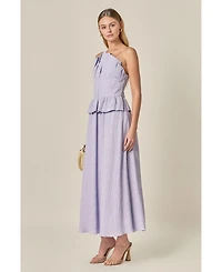 English Factory Women's Ruffled Tube Top Dress