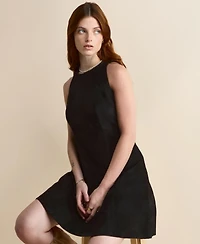 Furniq Uk Women's Suede Dress