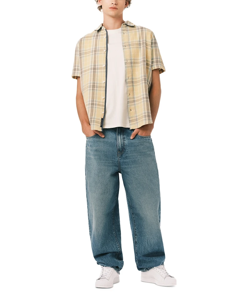 Buffalo David Bitton Men's Sulian Short-Sleeve Plaid Shirt