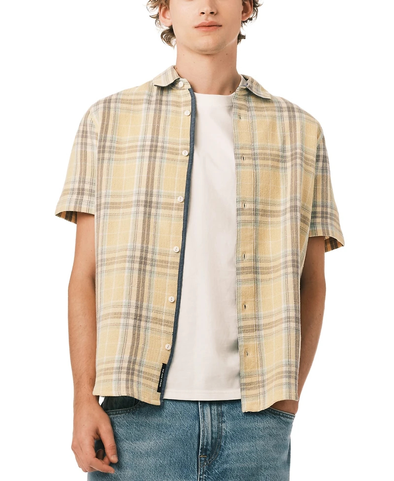 Buffalo David Bitton Men's Sulian Short-Sleeve Plaid Shirt