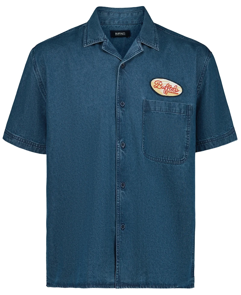 Buffalo David Bitton Men's Shawn Classic Fit Short-Sleeve Shirt