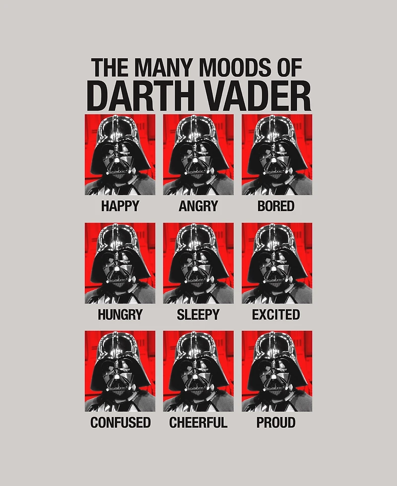 Hybrid Apparel Men's Vader Moods Short-Sleeve T-Shirt