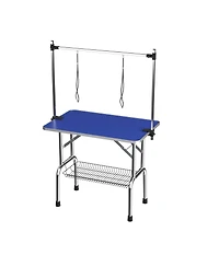Aostirmotor 42" Large Heavy Duty Pet Grooming Table for Dogs and Cats with Adjustable Arm