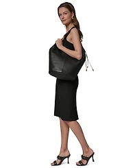 Donna Karan New York Tartan Extra-Large Hobo Bag