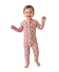 Motette Baby Girl's Pomegranate Soiree Bamboo Sleeper