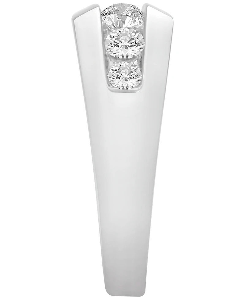 Macy's Men's Lab Grown Diamond (1 ct. t.w.) Ring Sterling Silver