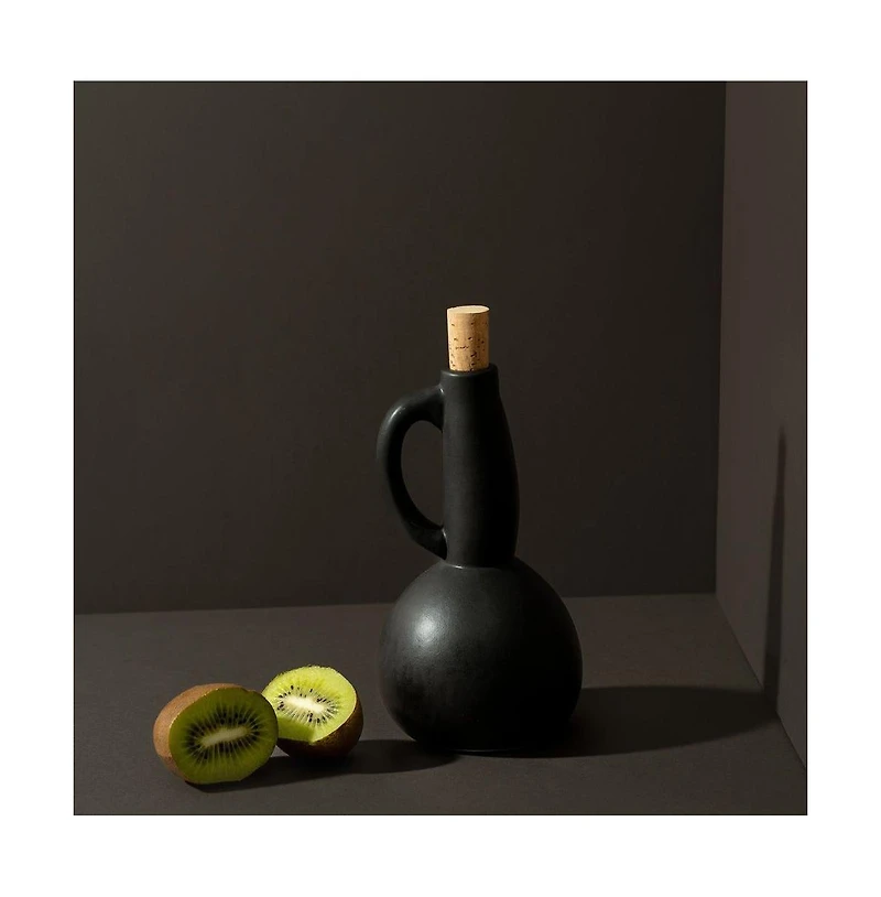Gharyan Stoneware, Stoneware Olive Oil Dispenser - Dadasi 15 oz
