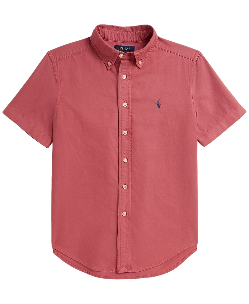 Polo Ralph Lauren Boys' 8-20 Garment-Dyed Oxford Shirt
