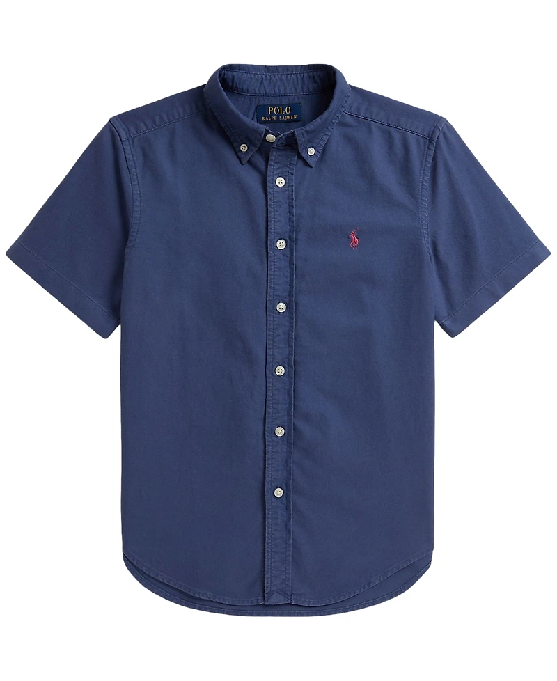 Polo Ralph Lauren Boys' 8-20 Garment-Dyed Oxford Shirt
