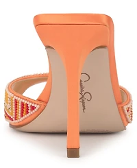 Jessica Simpson Women's Dravie Beaded Stiletto Sandals