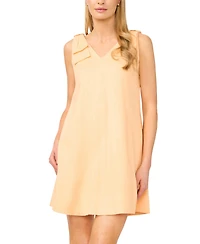 CeCe Women's V-Neck A-Line Mini Dress