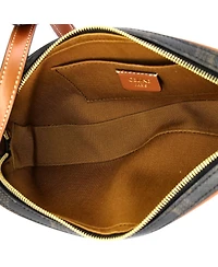 Pre-Owned Celine Small Cuir Triomphe Camera Shoulder Bag Triomphe Coated Canvas with Leather