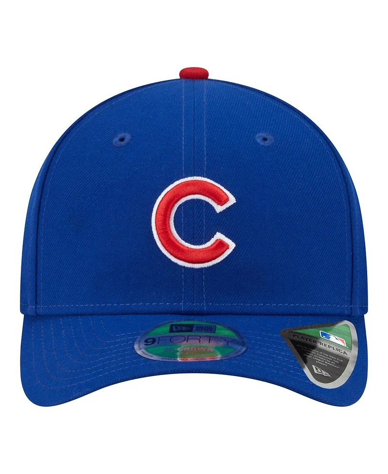 New Era Men's Royal Chicago Cubs 150th Anniversary 9FORTY M-Crown Adjustable Hat