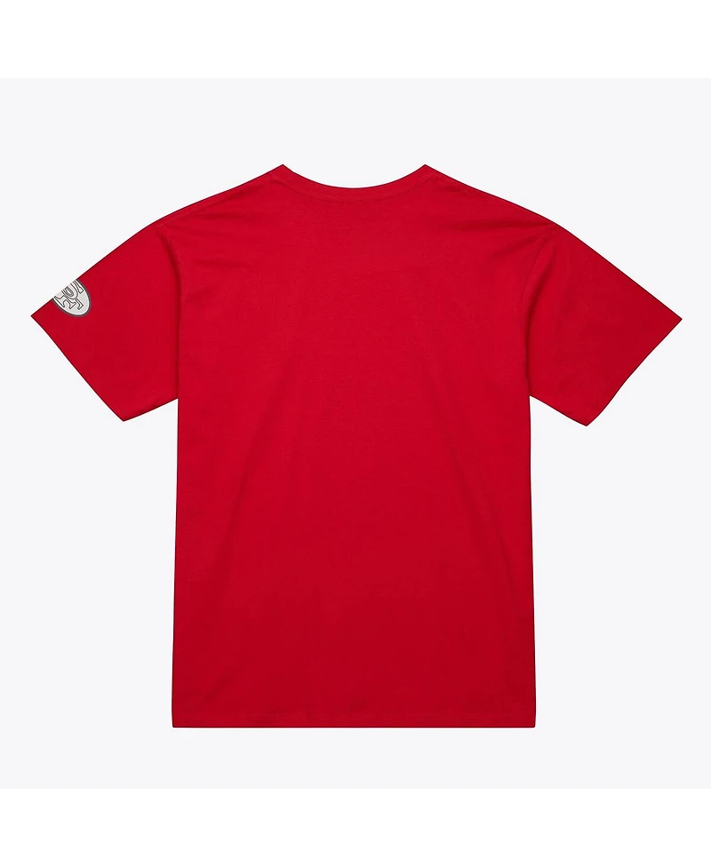 Mitchell & Ness Men's Scarlet San Francisco 49ers Head Coach Classic T-Shirt