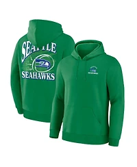 Fanatics Men's Apple Green Seattle Seahawks Classic Scribble Legacy Fleece Hoodie