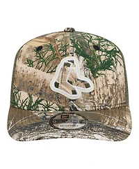 New Era Men's Camo Boston Red Sox Realtree 9SEVENTY Adjustable Hat