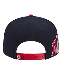 New Era Men's Navy/Red Boston Red Sox Stretched Two-Tone 9FIFTY Adjustable Hat