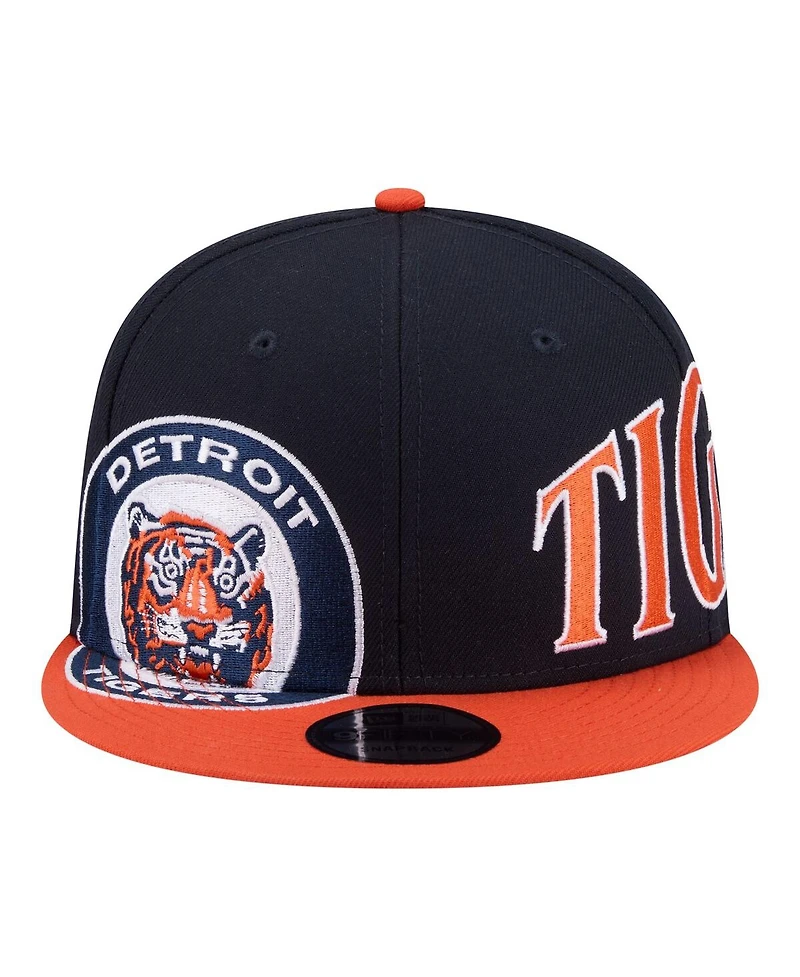 New Era Men's Navy/Orange Detroit Tigers Stretched Two-Tone 9FIFTY Adjustable Hat