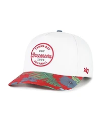 '47 Brand Men's White/Red Tampa Bay Buccaneers Beach Side Hitch Adjustable Hat
