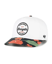 '47 Brand Men's White/Black Cincinnati Bengals Beach Side Hitch Adjustable Hat