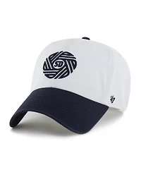 '47 Brand Men's White/Navy San Diego Fc Two-Tone Clean Up Adjustable Hat