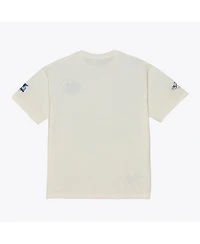 Mitchell & Ness Men's Cream Dallas Mavericks Hardwood Classics Chainstitch Premium T-Shirt