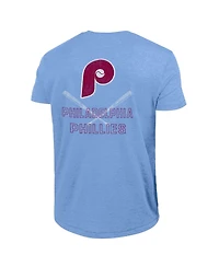 Champion Men's Light Blue Philadelphia Phillies Tri-Blend T-Shirt