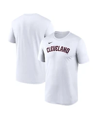 Nike Men's White Cleveland Guardians New Legend Wordmark Dri-fit T-Shirt