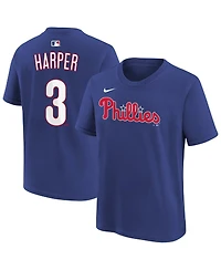Nike Big Boys and Girls Bryce Harper Royal Philadelphia Phillies Name Number T-Shirt