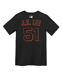 Nike Preschool Jung Hoo Lee Black San Francisco Giants Name Number T-Shirt