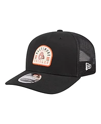 New Era Men's Black Baltimore Orioles Alternate Logo Contest 9SEVENTY Adjustable Trucker Hat