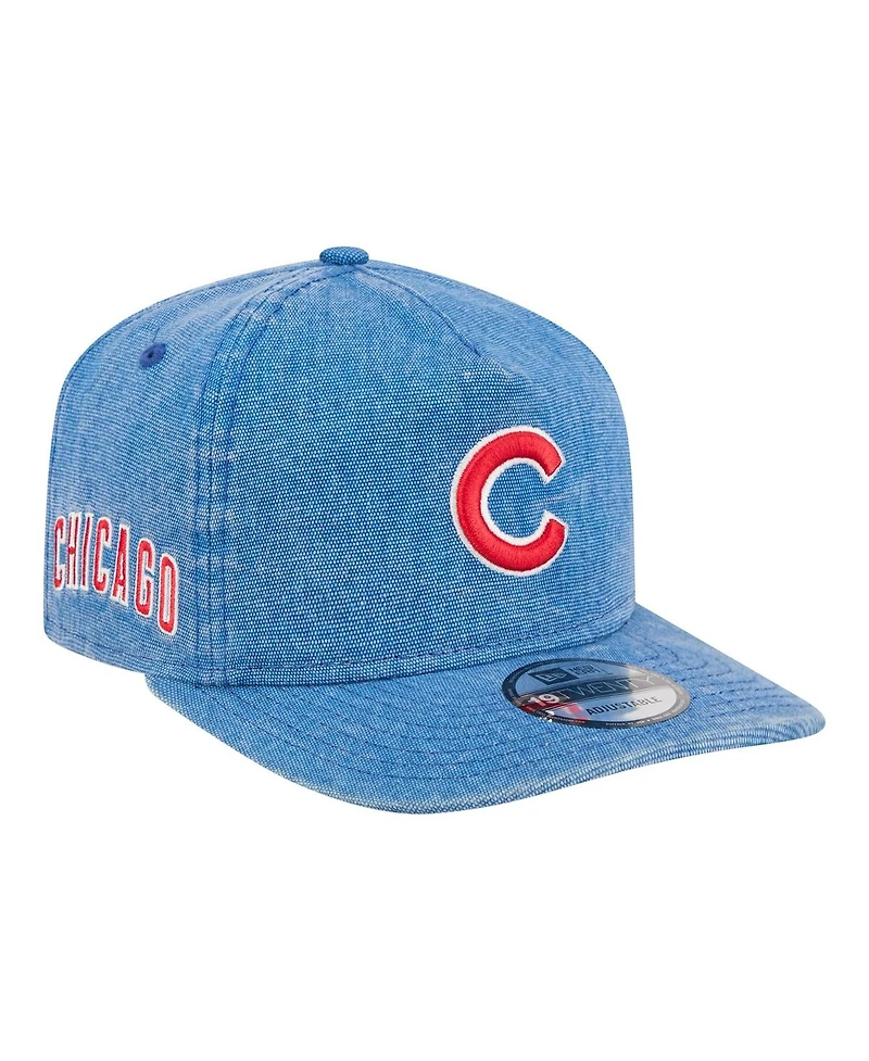 New Era Men's Royal Chicago Cubs Denim Classic 19TWENTY Adjustable Hat