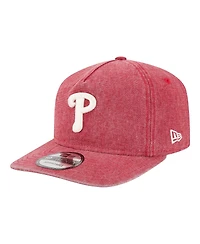 New Era Men's Red Philadelphia Phillies Denim Classic 19TWENTY Adjustable Hat
