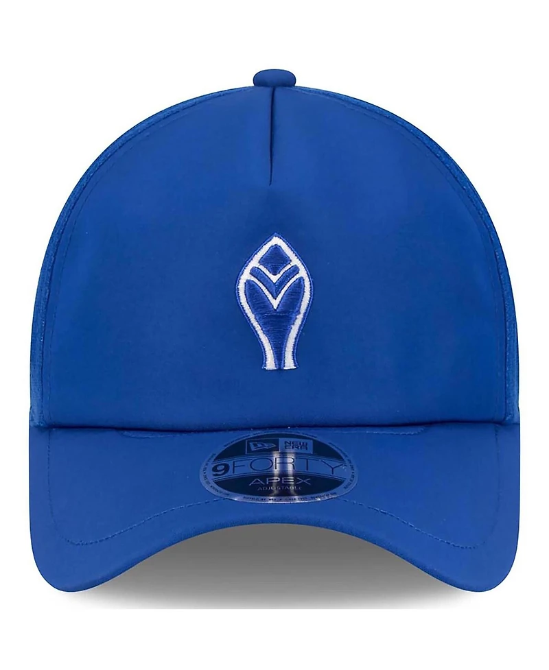 New Era Men's Royal Atlanta Braves 2026 Batting Practice Alternate Apex 9FORTY Adjustable Hat