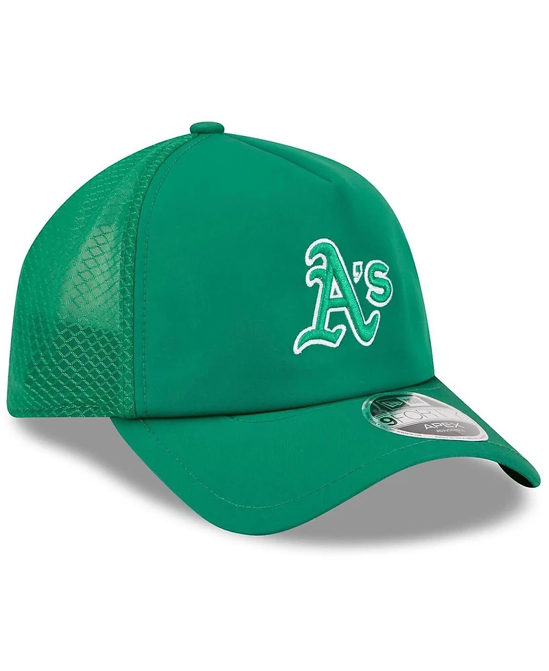 New Era Men's Kelly Green Athletics 2026 Batting Practice Alternate Apex 9FORTY Adjustable Hat