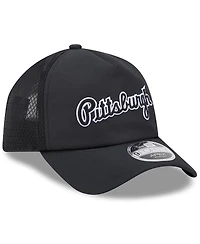 New Era Men's Black Pittsburgh Pirates 2026 Batting Practice Alternate Apex 9FORTY Adjustable Hat