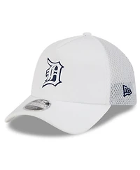 New Era Men's White Detroit Tigers 2026 Batting Practice Apex 9FORTY Adjustable Trucker Hat