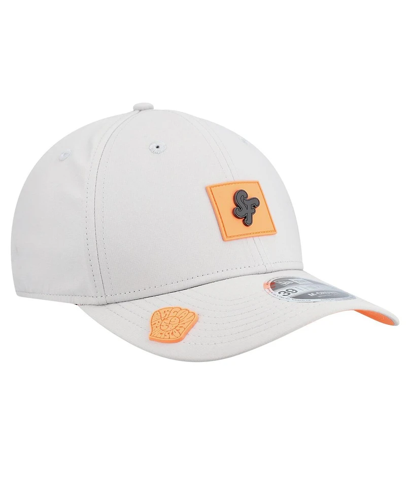 New Era Men's Gray San Francisco Giants 2026 Clubhouse Alternate 39THIRTY Flex Hat