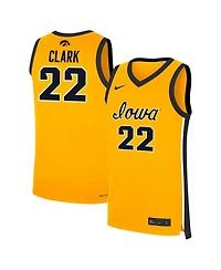 Nike Men's Caitlin Clark Gold Iowa Hawkeyes Alternate Women's Basketball Replica Jersey